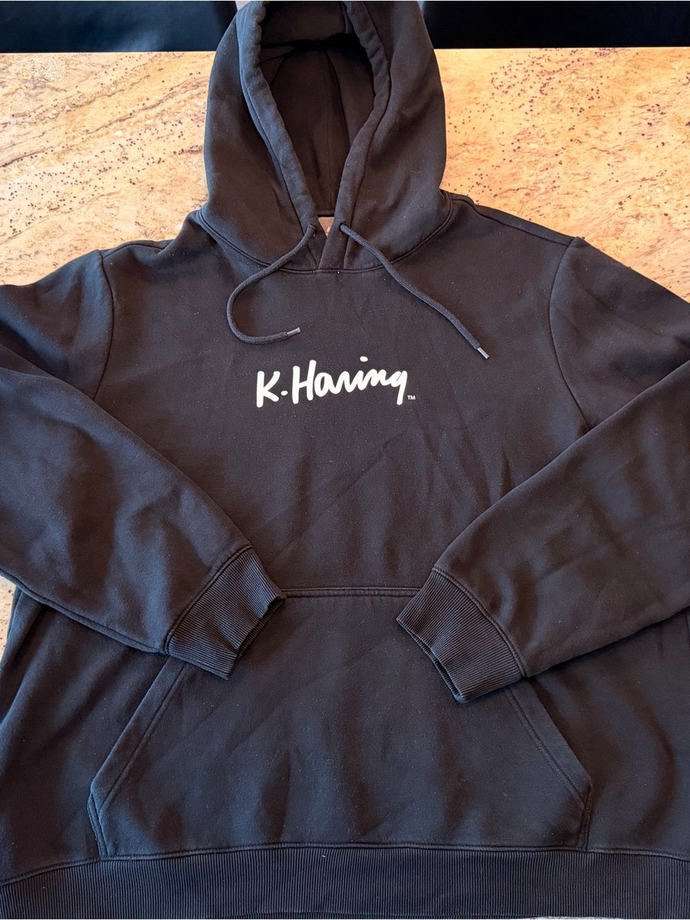 H&M Keith Haring Black Graphic Hoodie XXL Men’s